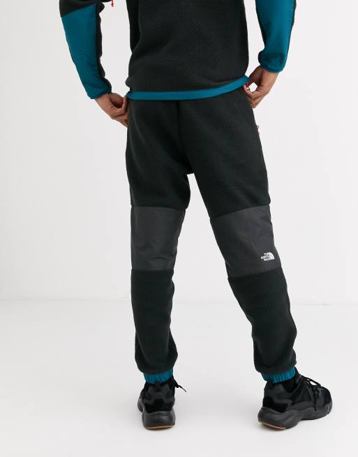 The North Face Denali fleece pant in blue/black