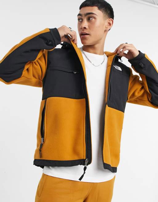 The North Face Denali hoodie in yellow | ASOS