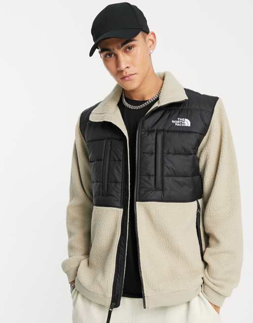 The North Face Denali Insulated fleece jacket in beige