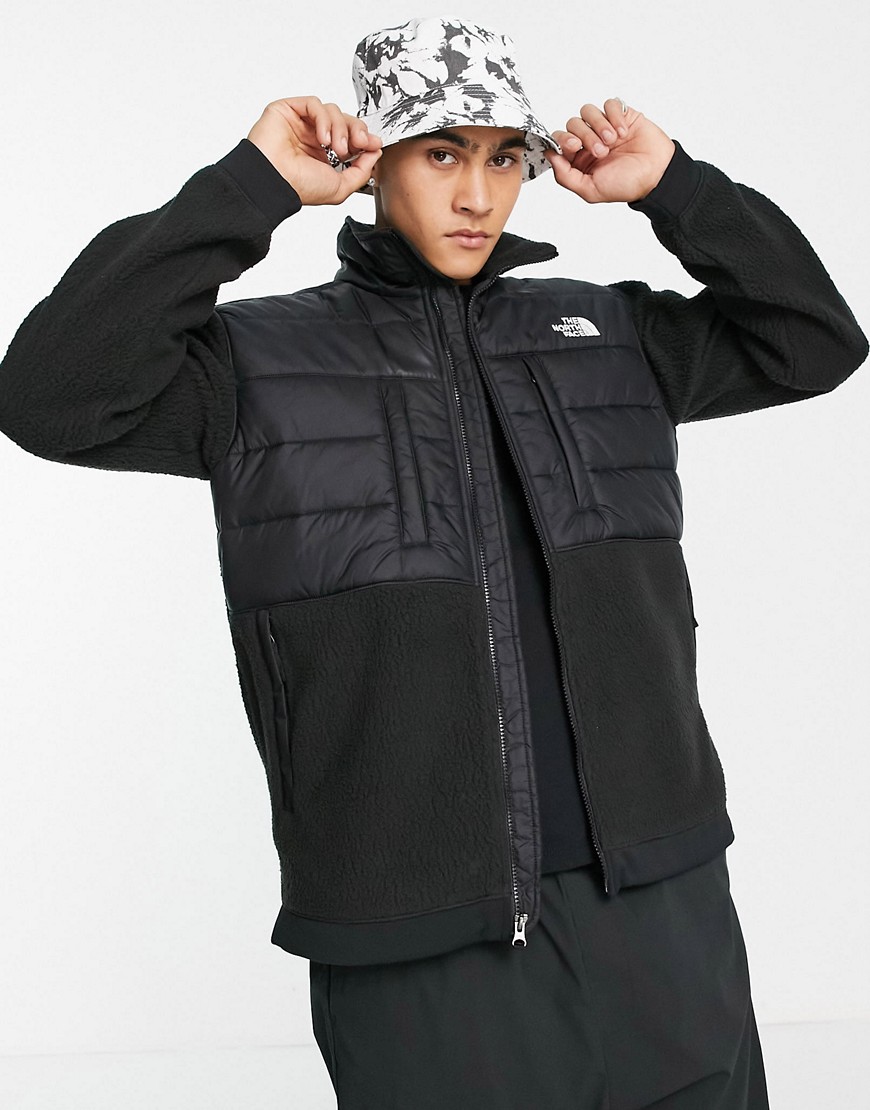 The North Face Denali Insulated fleece jacket in black Exclusive at ASOS
