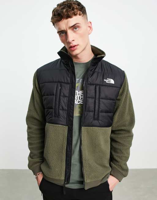 The North Face Denali Insulated fleece jacket in khaki