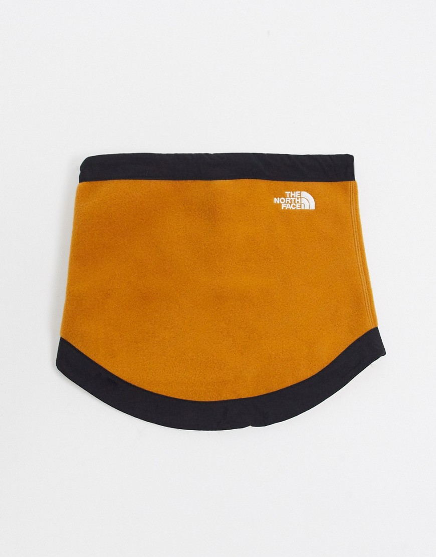 The North Face Denali neck gaiter in brown