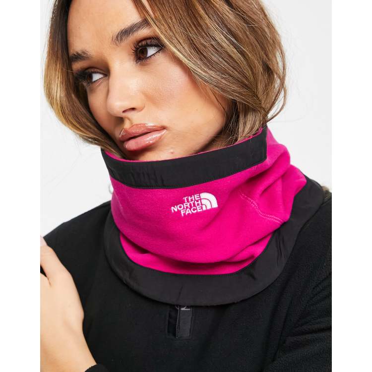 The North Face Denali neck gaiter in pink ASOS