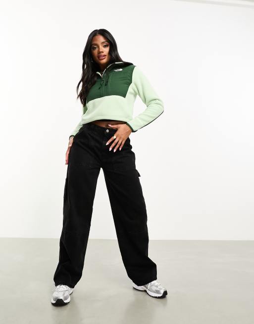 North face hot sale tracksuit green