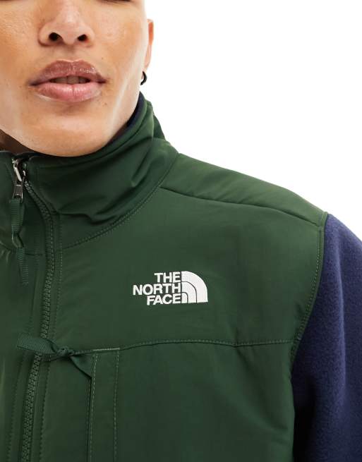 The North Face Denali Polartec fleece jacket in pine green and navy, 2 of 4
