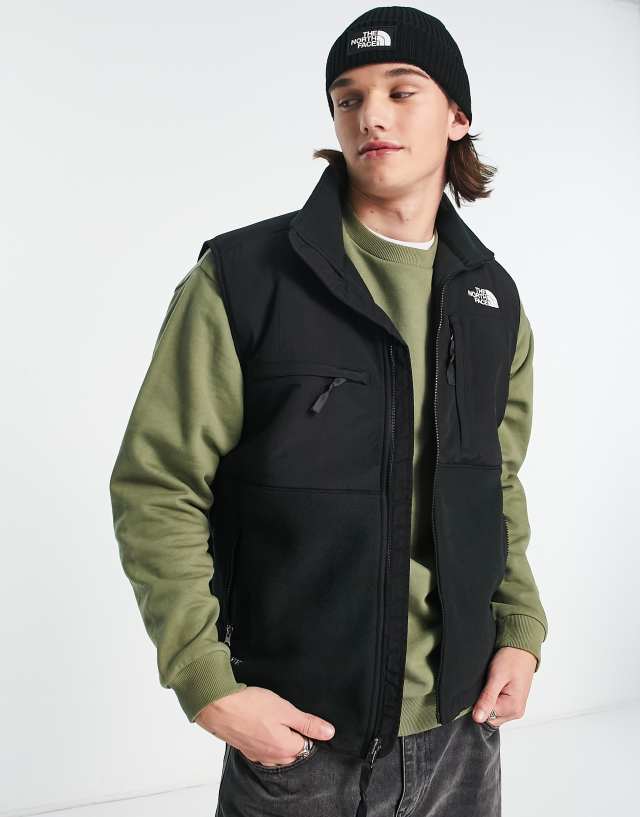 The North Face Denali Polartec fleece vest in black