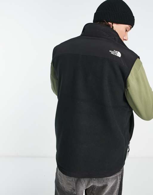 The North Face Denali Polartec fleece vest in black | ASOS