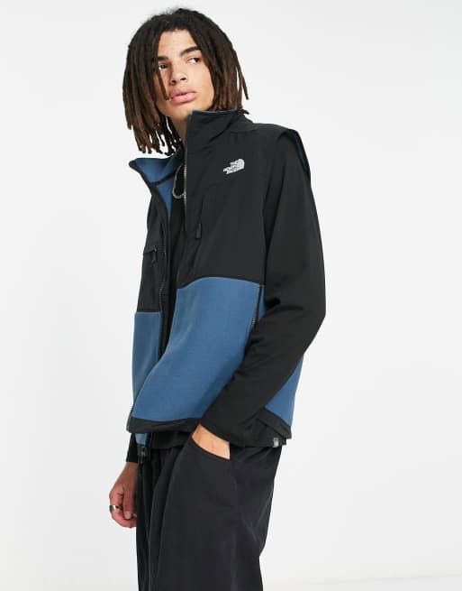 The North Face Denali Polartec fleece vest in shady blue | ASOS