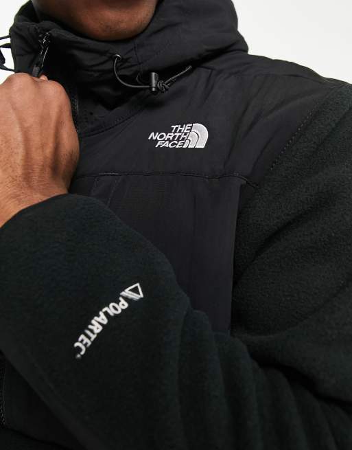 The North Face Denali Polartec overhead fleece jacket in black