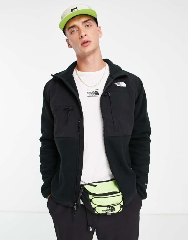 The North Face Denali Polartec zip up fleece in black