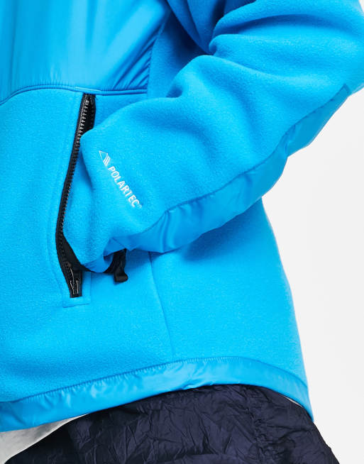 Light blue on sale north face windbreaker