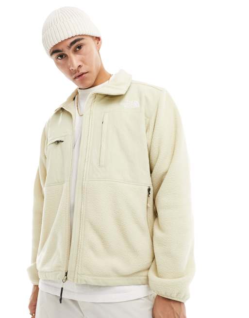 The North Face Denali Ripstop fleece jacket in off white | ASOS