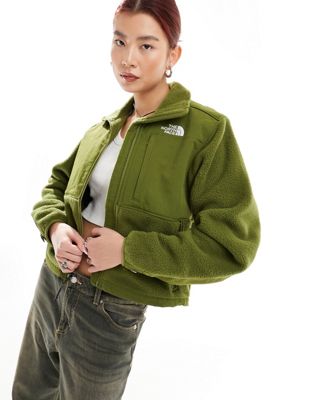 The North Face Denali Ripstop fleece jacket in olive-Green
