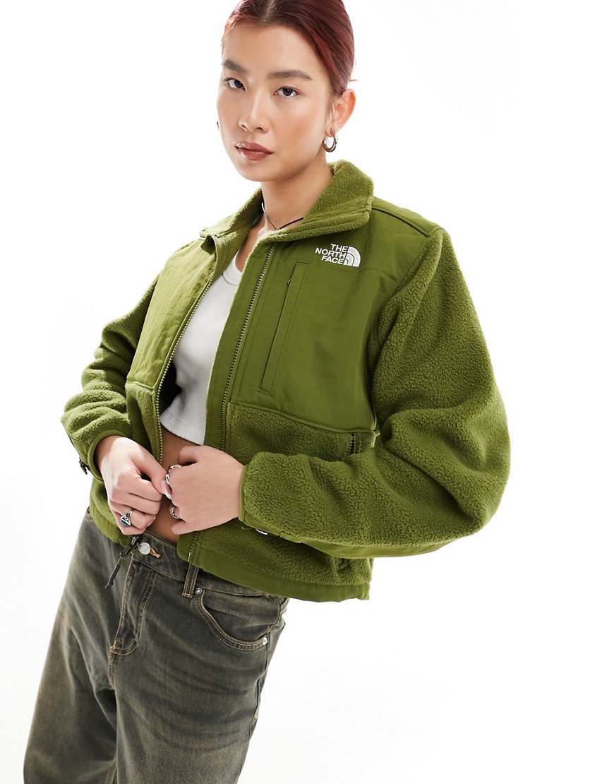 The North Face Denali Ripstop fleece jacket in olive-Green
