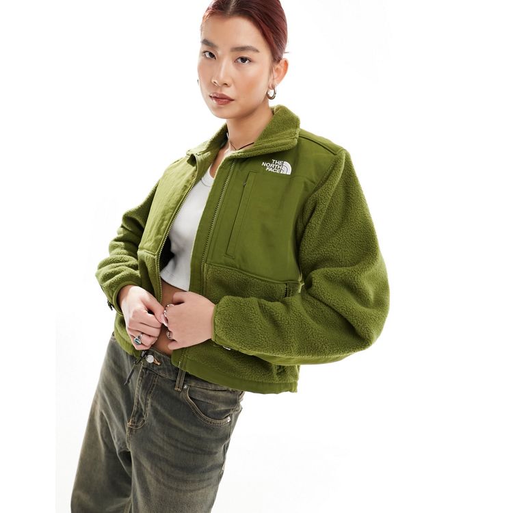 The North Face Denali Ripstop fleece jacket in olive