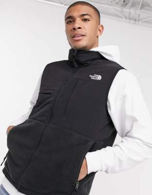 The North Face Denali vest in black