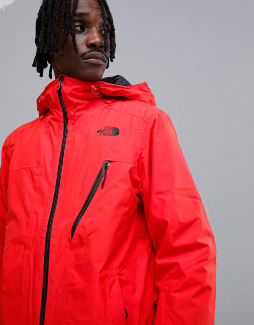 North face 2025 giacca rossa