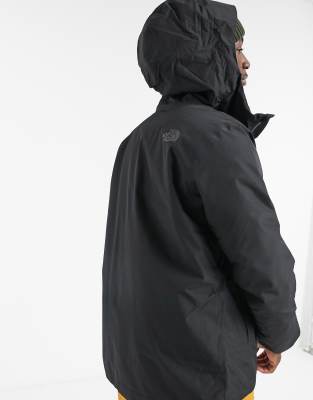north face ski jacket black