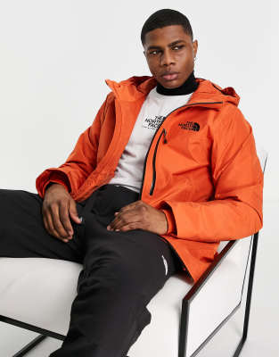 The North Face Descendit ski jacket in orange