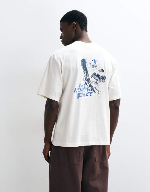 The North Face Descent oversized T-shirt i hvid, 3 af 5