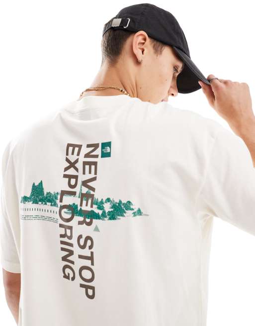 The North Face - Digital Mountain - Oversized top met print