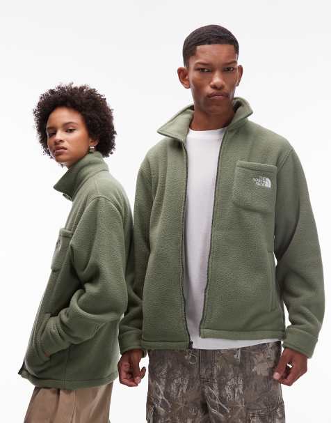 The North Face – Dirus – Unisex-Fleecejacke in Hellgrün mit Reißverschluss - view 1