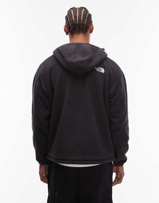 The North Face - Dirus - Unisex - Sort hættetrøje med balaklavadesign og 1/2 lynlås i fleece, 4 af 5