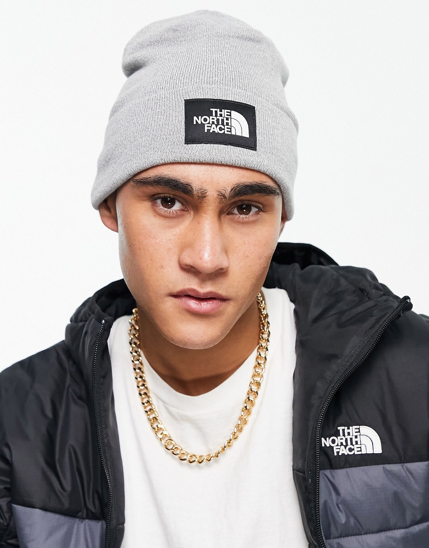 The North Face Dock Work beanie in heather gray