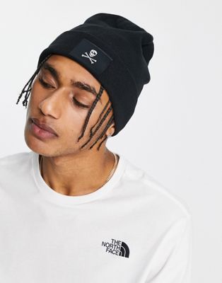 The North Face Dock Worker beanie in black - BLACK