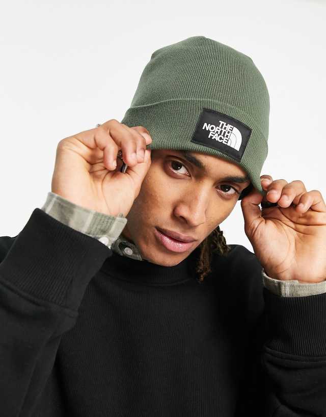 The North Face Dock Worker beanie in khaki