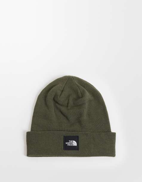 The North Face dock worker beanie in khaki - view 1