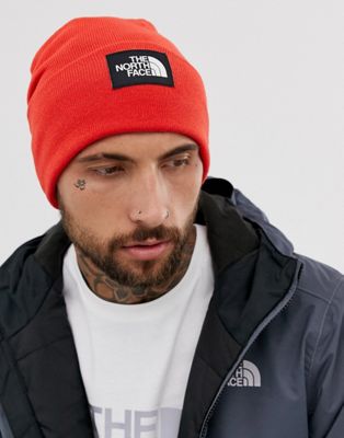 The North Face - Dock Worker - Gerecyceld beanie in rood