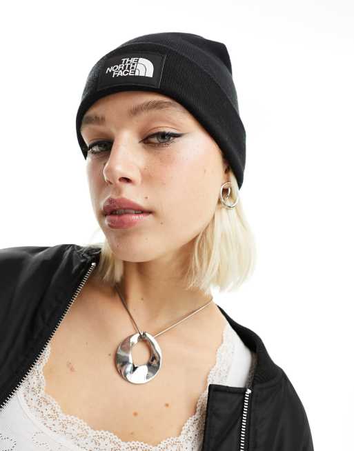 The North Face – Dock Worker – Svart stickad mössa