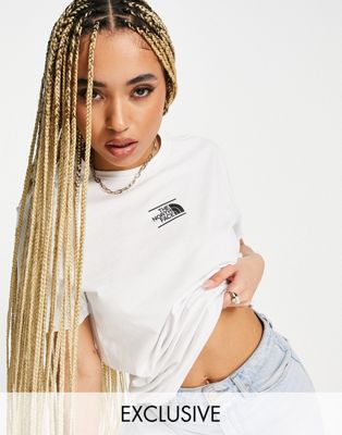 The North Face Dome at Center t-shirt in white Exclusive at ASOS
