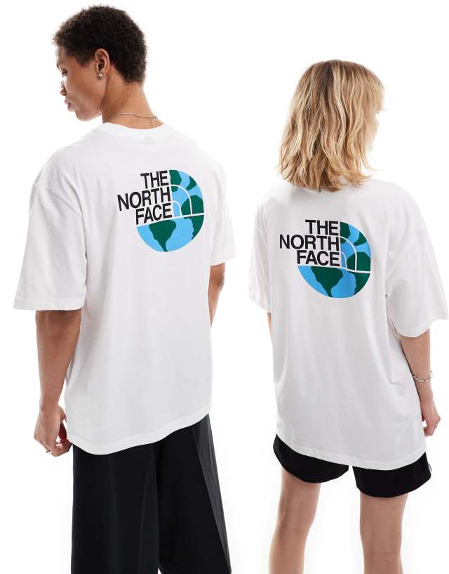 The North Face - dome backprint oversized t-shirt in white