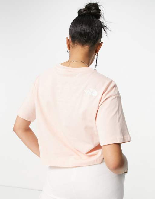 The North Face – Dome – Kurzes T-Shirt in Rosa, exklusiv bei ASOS, 2 von 4