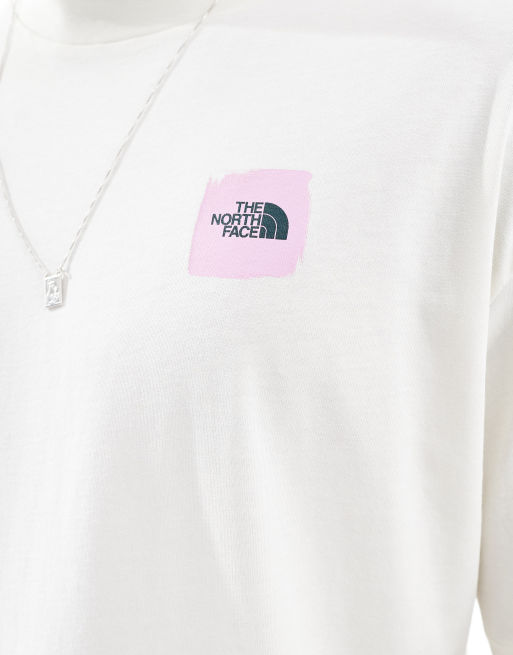 The North Face Dome Tent backprint oversized t-shirt in off white exclusive to ASOS, 4 of 4