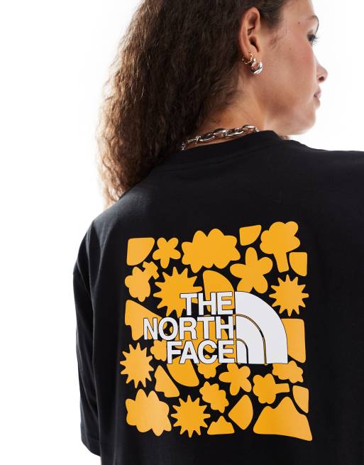 The North Face – Doodles – Svart t-shirt i oversize med tryck baktill, 2 av 4