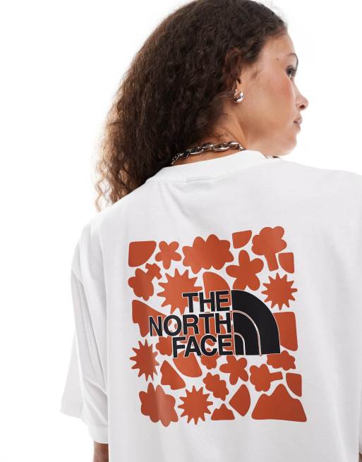 The North Face - Doodles - T-shirt oversize bianca con stampa sul retro, 2 di 4