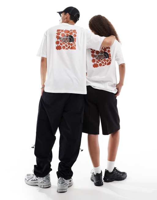 The North Face - Doodles - T-shirt oversize bianca con stampa sul retro, 3 di 4