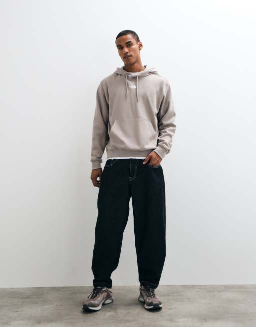 The North Face double knit hoodie in gray , 2 of 5