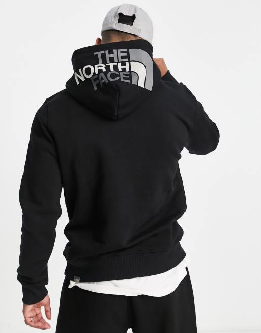 North Peak Drew print Face The black back ASOS | in hoodie