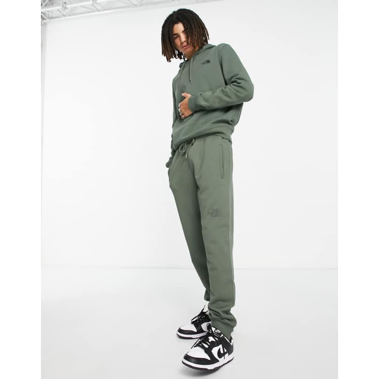 The North Face Drew Peak cotton joggers in khaki ASOS