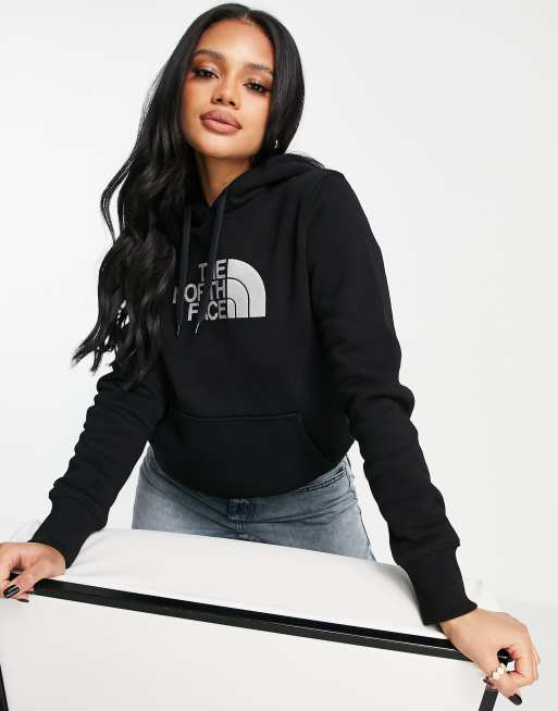 Black north face hoodie on sale womens