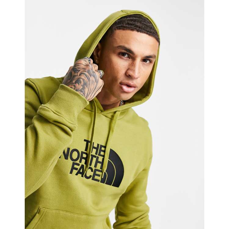 North face drew peak hoodie green sale