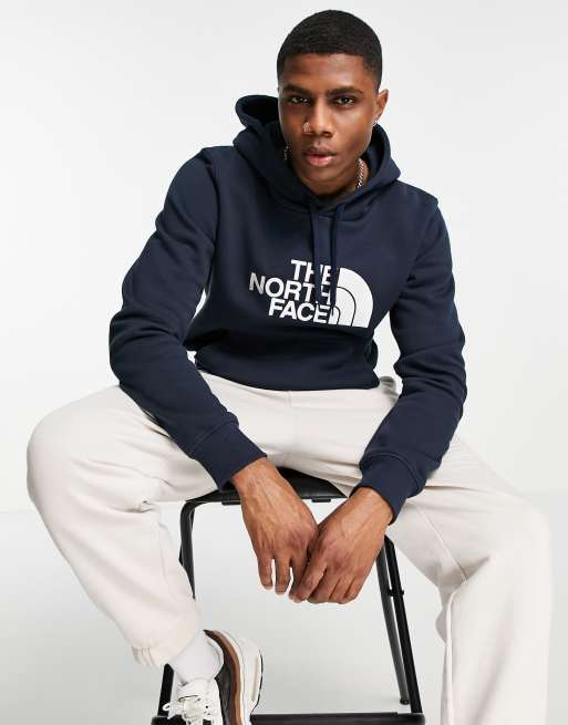 North face drew peak hoodie deals navy