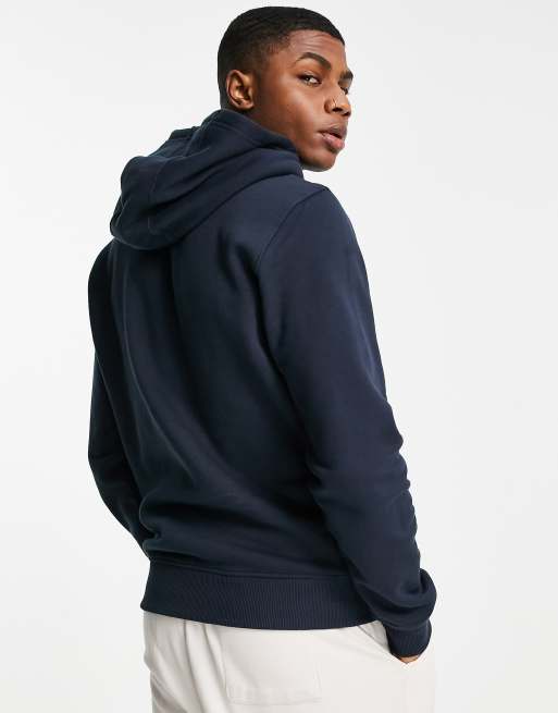 North face drew peak cheap hoodie blue