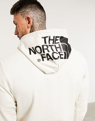 cream north face hoodie