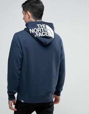 north face hoodie with logo on hood 