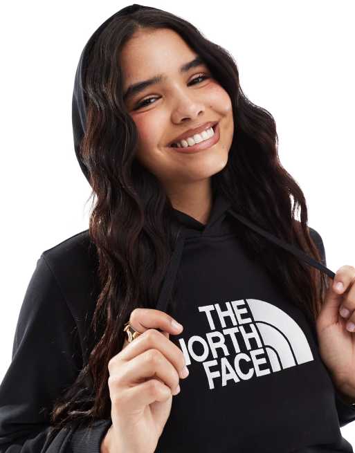 The North Face Drew peak pullover hoodie in black ASOS